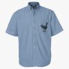 Men's Denim Short Sleeve Shirt Thumbnail