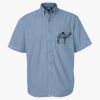Men's Denim Short Sleeve Shirt Thumbnail