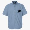 Men's Denim Short Sleeve Shirt Thumbnail