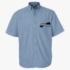Men's Denim Short Sleeve Shirt Thumbnail