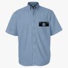Men's Denim Short Sleeve Shirt Thumbnail