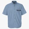 Men's Denim Short Sleeve Shirt Thumbnail