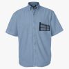 Men's Denim Short Sleeve Shirt Thumbnail
