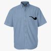 Men's Denim Short Sleeve Shirt Thumbnail