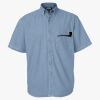 Men's Denim Short Sleeve Shirt Thumbnail