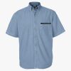 Men's Denim Short Sleeve Shirt Thumbnail
