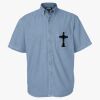 Men's Denim Short Sleeve Shirt Thumbnail