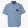 Men's Denim Short Sleeve Shirt Thumbnail