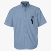 Men's Denim Short Sleeve Shirt Thumbnail