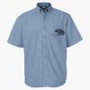 Men's Denim Short Sleeve Shirt Thumbnail