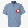 Men's Denim Short Sleeve Shirt Thumbnail