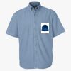 Men's Denim Short Sleeve Shirt Thumbnail