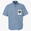 Men's Denim Short Sleeve Shirt Thumbnail