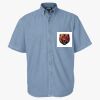 Men's Denim Short Sleeve Shirt Thumbnail