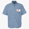 Men's Denim Short Sleeve Shirt Thumbnail