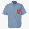 Men's Denim Short Sleeve Shirt Thumbnail