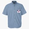 Men's Denim Short Sleeve Shirt Thumbnail