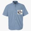 Men's Denim Short Sleeve Shirt Thumbnail
