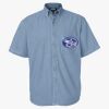 Men's Denim Short Sleeve Shirt Thumbnail