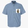 Men's Denim Short Sleeve Shirt Thumbnail