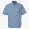Men's Denim Short Sleeve Shirt Thumbnail