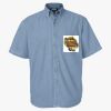 Men's Denim Short Sleeve Shirt Thumbnail