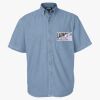 Men's Denim Short Sleeve Shirt Thumbnail