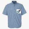 Men's Denim Short Sleeve Shirt Thumbnail
