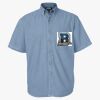 Men's Denim Short Sleeve Shirt Thumbnail