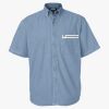 Men's Denim Short Sleeve Shirt Thumbnail