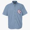 Men's Denim Short Sleeve Shirt Thumbnail