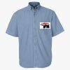 Men's Denim Short Sleeve Shirt Thumbnail