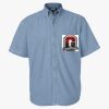 Men's Denim Short Sleeve Shirt Thumbnail