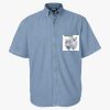 Men's Denim Short Sleeve Shirt Thumbnail
