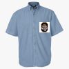 Men's Denim Short Sleeve Shirt Thumbnail