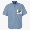 Men's Denim Short Sleeve Shirt Thumbnail