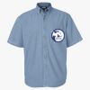 Men's Denim Short Sleeve Shirt Thumbnail