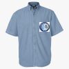 Men's Denim Short Sleeve Shirt Thumbnail