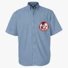 Men's Denim Short Sleeve Shirt Thumbnail