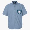 Men's Denim Short Sleeve Shirt Thumbnail