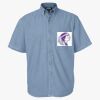 Men's Denim Short Sleeve Shirt Thumbnail