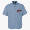 Men's Denim Short Sleeve Shirt Thumbnail