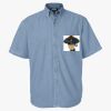 Men's Denim Short Sleeve Shirt Thumbnail