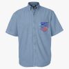 Men's Denim Short Sleeve Shirt Thumbnail