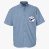 Men's Denim Short Sleeve Shirt Thumbnail