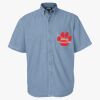 Men's Denim Short Sleeve Shirt Thumbnail