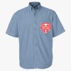 Men's Denim Short Sleeve Shirt Thumbnail