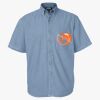 Men's Denim Short Sleeve Shirt Thumbnail
