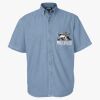 Men's Denim Short Sleeve Shirt Thumbnail