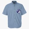Men's Denim Short Sleeve Shirt Thumbnail